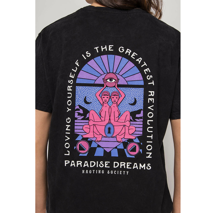 Kaotiko Paradise Dreams Washed T-shirt