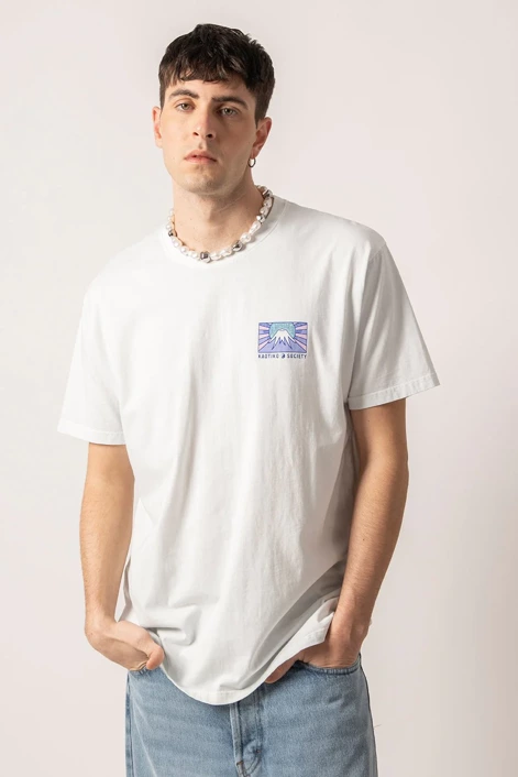 Kaotiko T-SHIRT WASHED PINK TOKYO