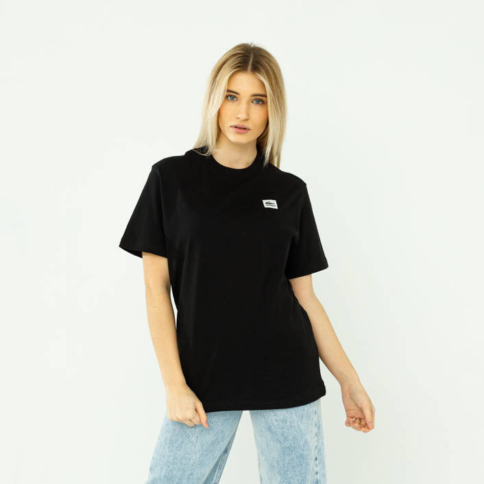 Lacoste LIVE  Unisex Patch Cotton T-shirt Black