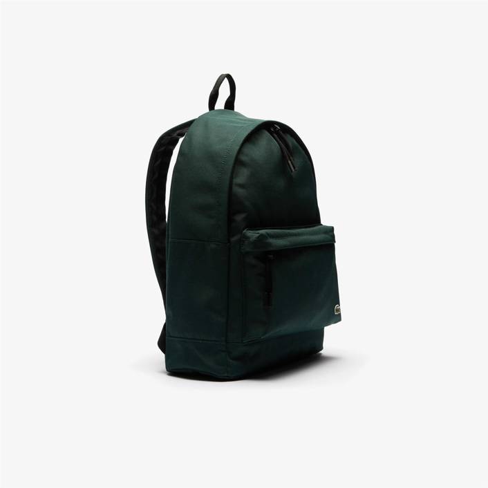 Lacoste NEOCROC CANVAS BACKPACK GREEN