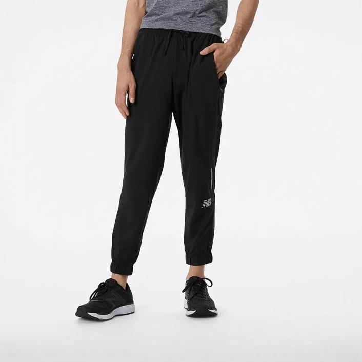 New Balance SPODNIE IMPACT RUN WOVEN PANT MP21272BK