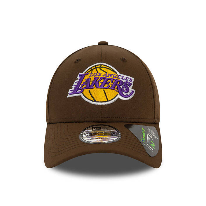 New Era LA Lakers NBA Repreve Brown 9FORTY Adjustable Cap
