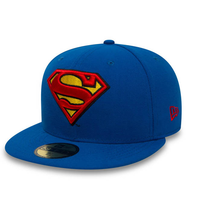 New Era SUPERMAN CHARACTER ESSENTIAL BLUE 59FIFTY CAP