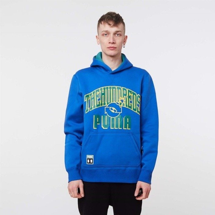 Puma x THE HUNDREDS Hoodie Olympian Blue 598311 89