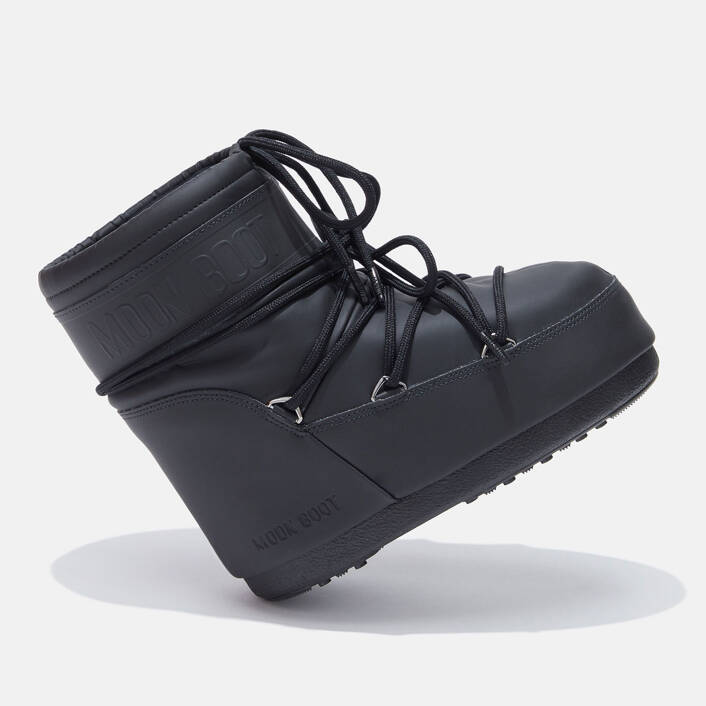 ŚNIEGOWCE MOON BOOT ICON LOW BLACK RUBBER