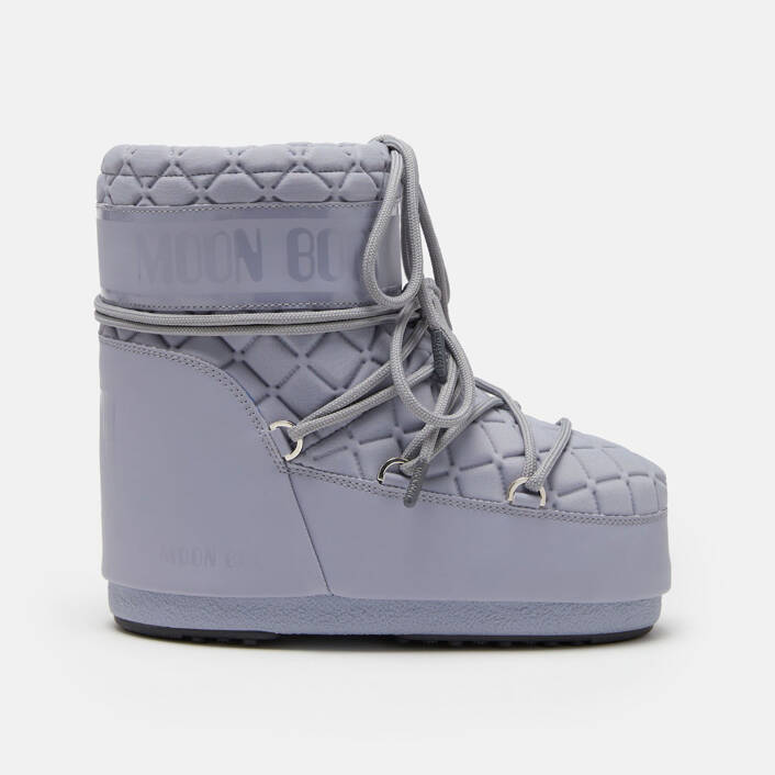 ŚNIEGOWCE MOON BOOT ICON LOW QUILT GREY