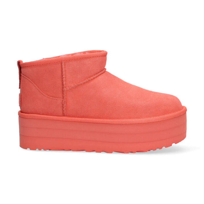 UGG W CLASSIC ULTRA MINI PLATFORM VIBRANT CORAL