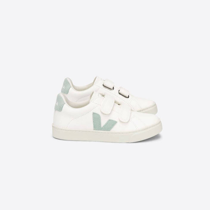 Veja Kids ESPLAR CHROMEFREE LEATHER WHITE MATCHA