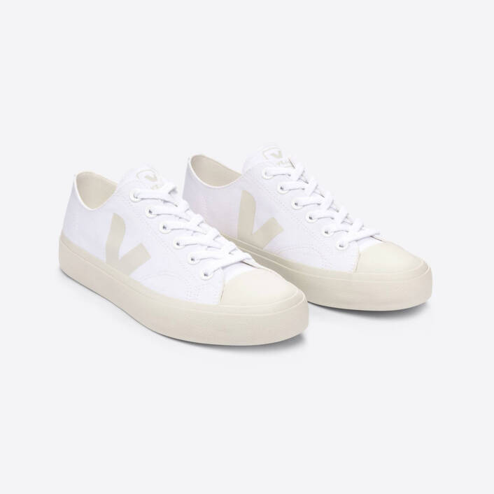 Veja WATA II LOW CANVAS WHITE PIERRE