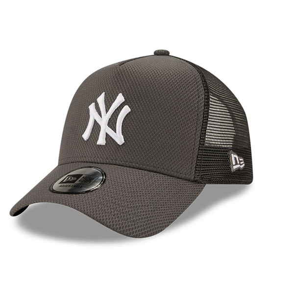 New Era New York Yankees Diamond Era Grey A-Frame Trucker Cap