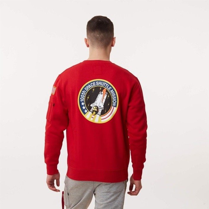 Alpha Industries NASA SPACE SHUTTLE SPEED RED