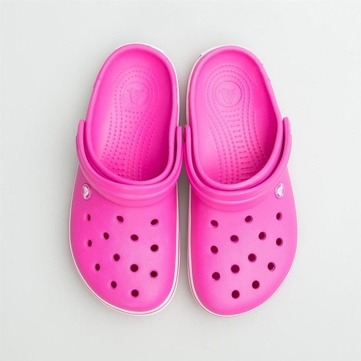 Crocs Crocband Clog Electric Pink/White