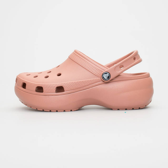 Crocs Womens Classic Platform Clog Pale Blush
