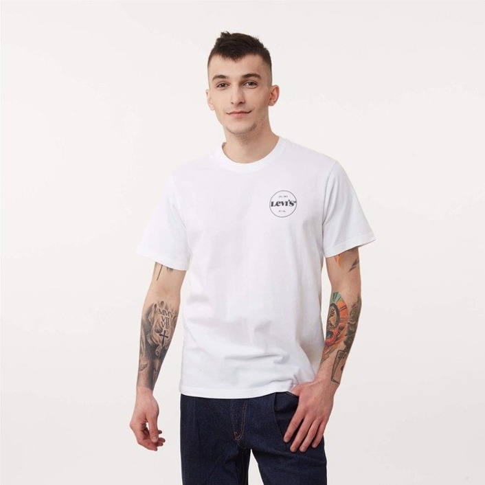 Levi's RELAXED FIT TEE WHITE