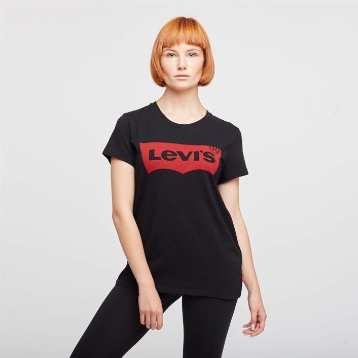 Levi's THE PERFECT GRAPHIC TEE BLACK