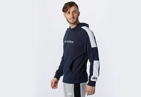 New Balance BLUZA MĘSKA ATHLETICS ECL NAVY